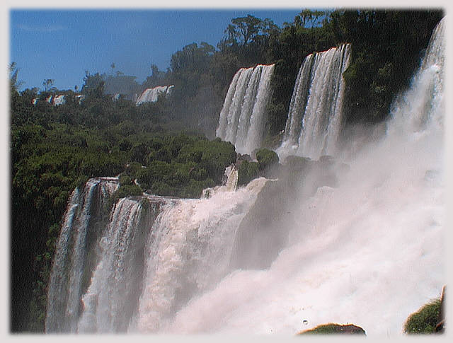 Iguazu falls de pres