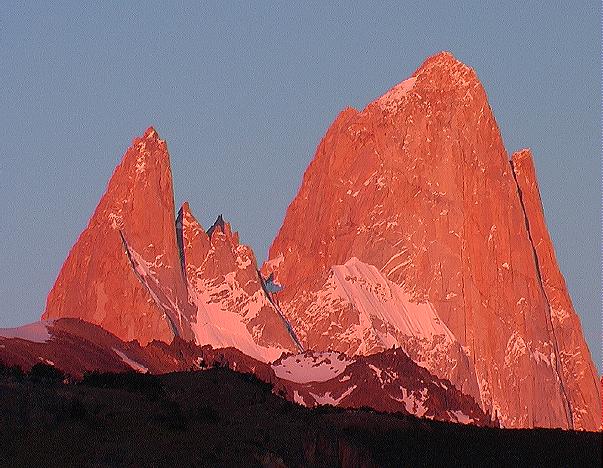 Mt Fitz Roy at sunrise