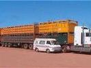 Road Train versus Camper