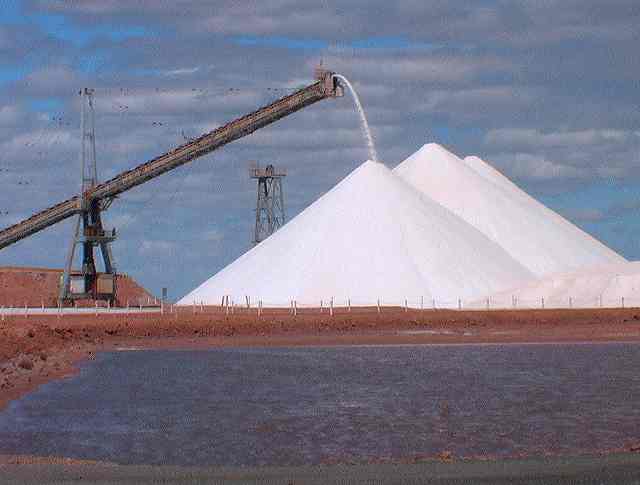Port Hedland extraction du sel