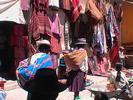 Tarabuco marche de tissus