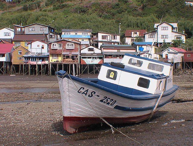 Castro at low tide