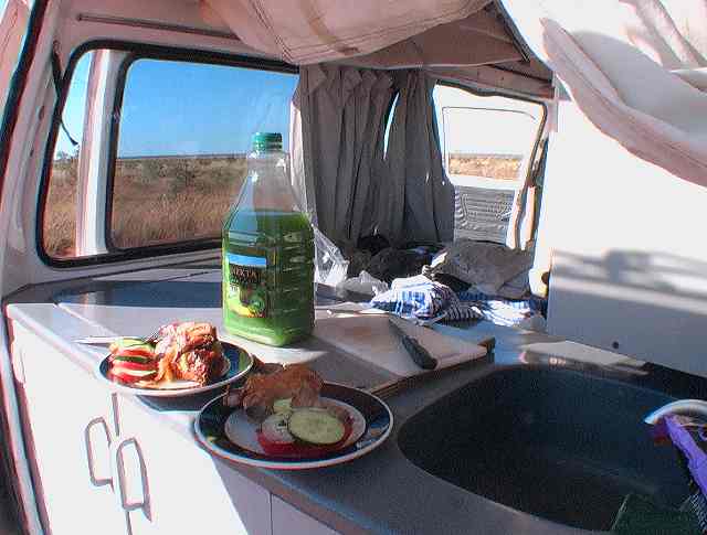 AUS repas dans le bush