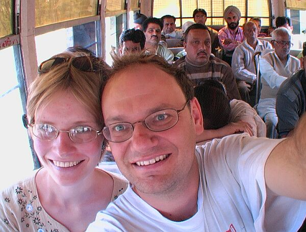 Inde Dans le bus pour