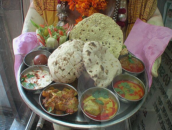 Inde Repas Thali