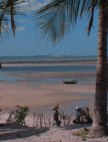 Vilankulos plage marree basse