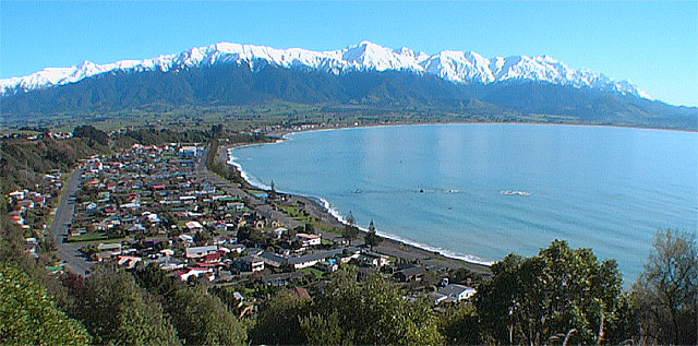 Kaikoura bay lookout