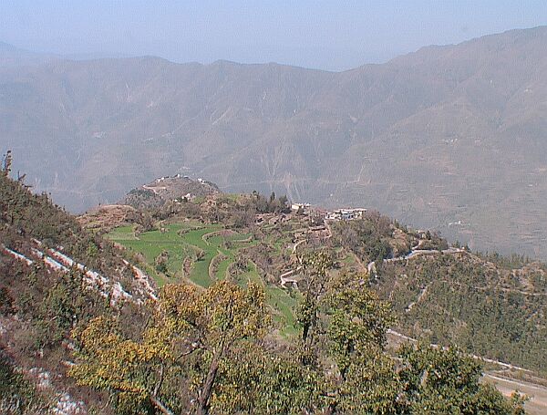 Mussouri Route vers Kempty Falls